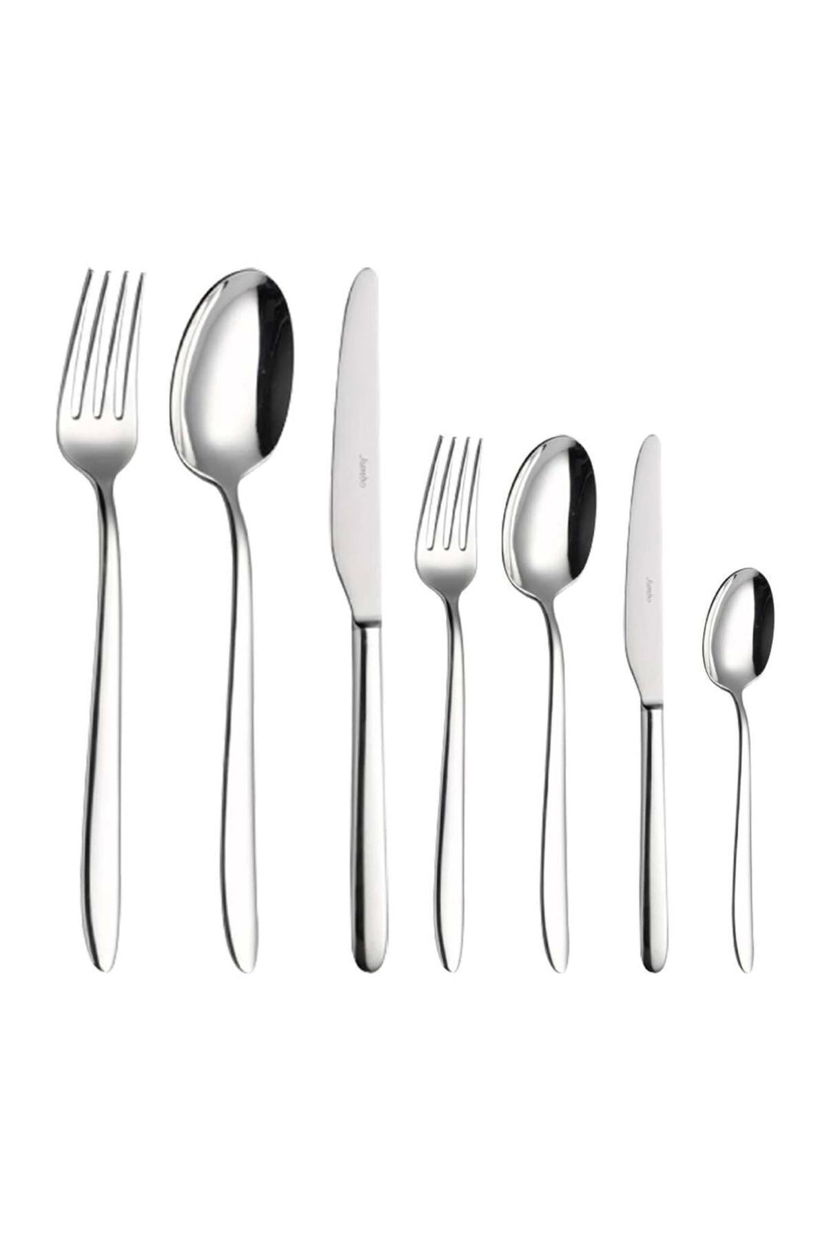 9400 89 Pieces 12 Person Fork Spoons Knife & Serving Set