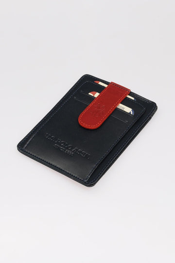 Plcz8446 Navy Blue Men's Card Holder