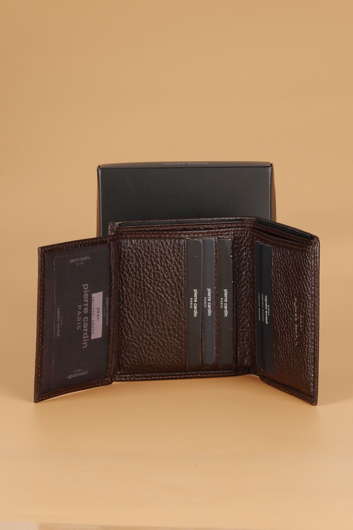 2016 Genuine Leather Men's Wallet Card Holder FLOTUR BROWN
