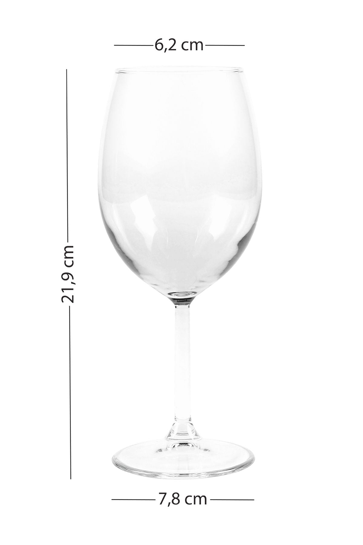 Astoria Crystal Glass Set of 4 Glasses 540 cc