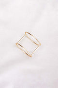 3d Geometry 4-Piece Napkin Ring