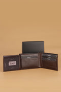 3234 Genuine Leather Men's Wallet Card Holder Analin Brown