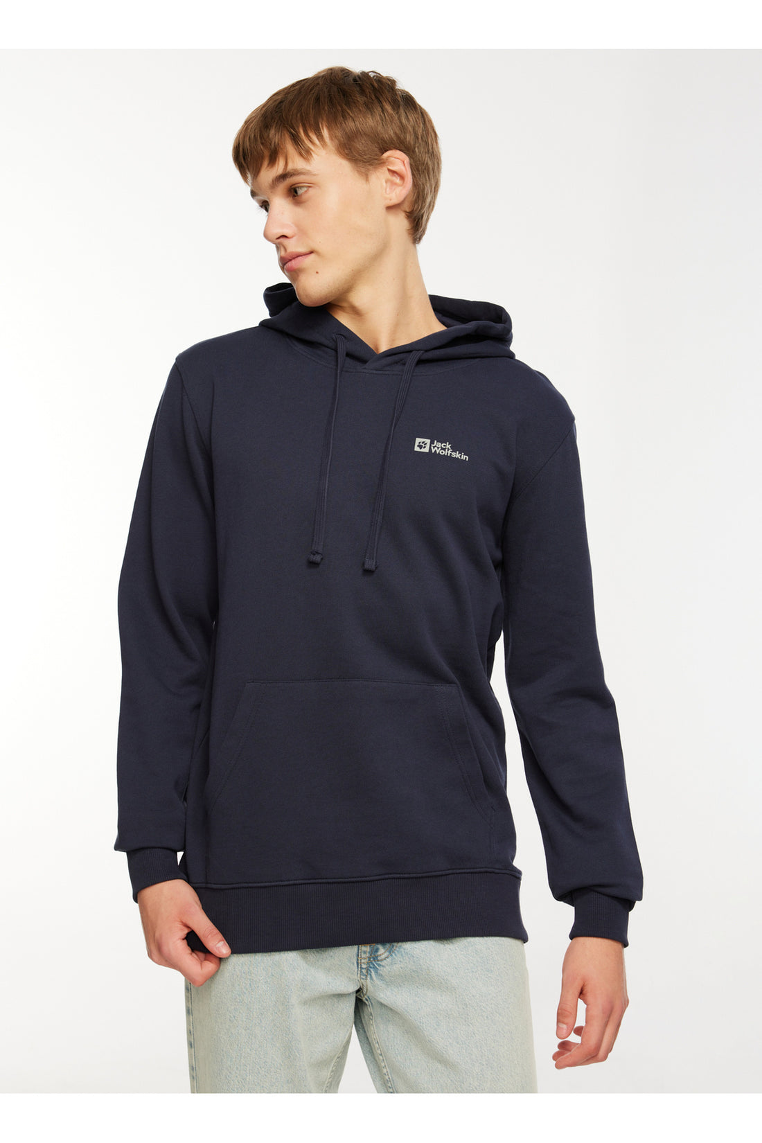Navy Blue Men's Hoodie Collar Sweatshirt Tommy Hoody M