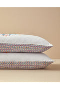 Folk Bouquet 2-Pack Pillowcase Green