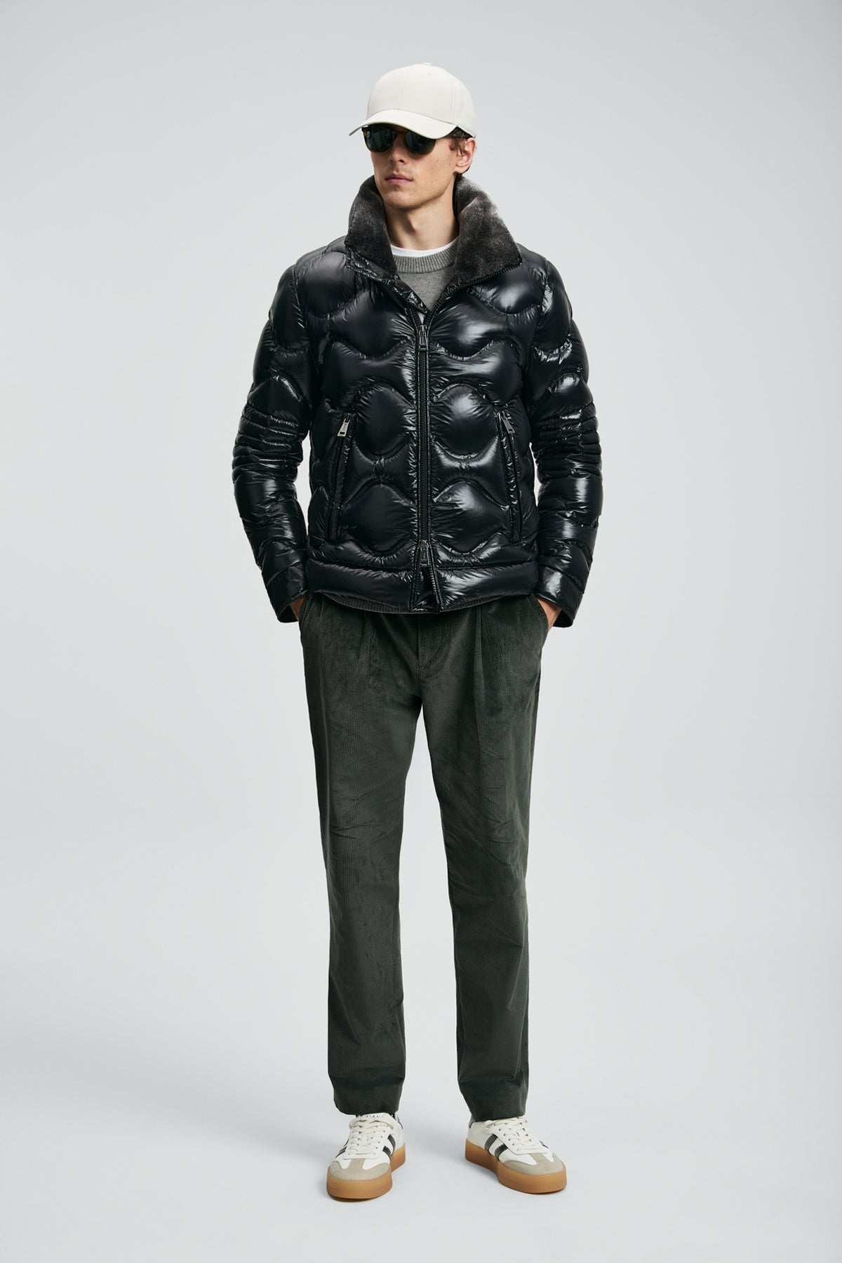 Roy Goose Down Coat Men Black