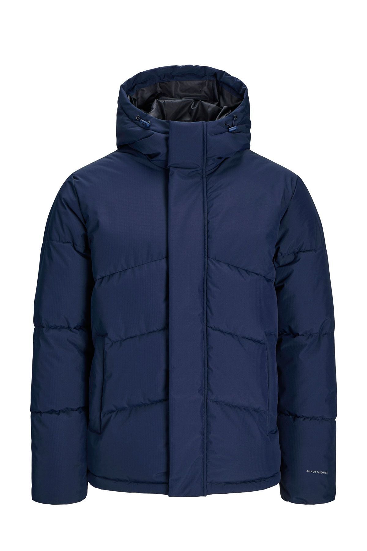 JJWORLD PUFFER JACKET Navy Blue Men's Coat