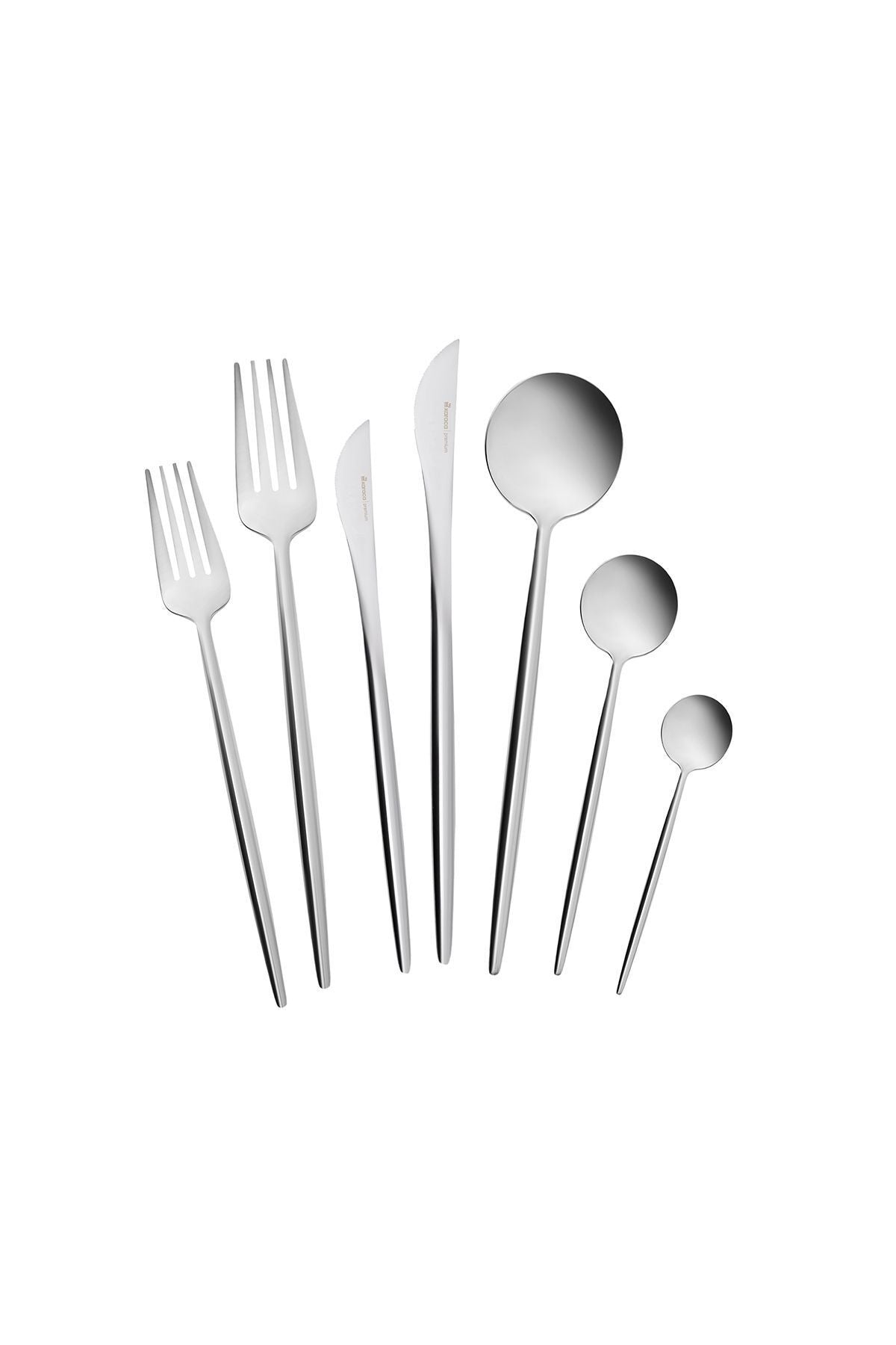 Jupiter 84 Pieces 12 Seater Premium Boxed Cutlery Set Platinum