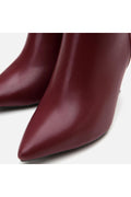 Burgundy Women's Heeled Boots