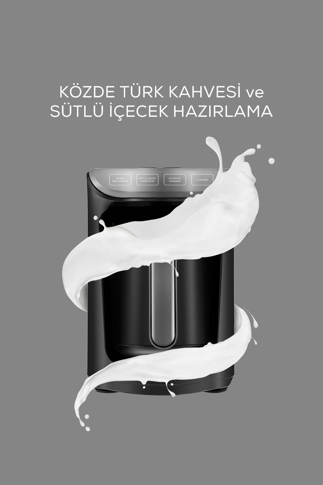 Muğir Ez Milk Turkish Coffee Machine Anthracite