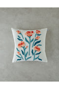 Ducal Punch Embroidered Padded Cushion Natural