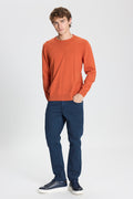 Men's Tile Standard Fit Regular Fit Crew Neck Knitwear Sweater