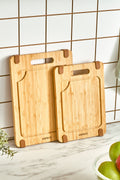 Roy Bamboo 2 Pack Pro Cutting Board 28/33 cm