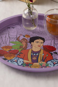 Frida Metal Round Tray 35 Cm