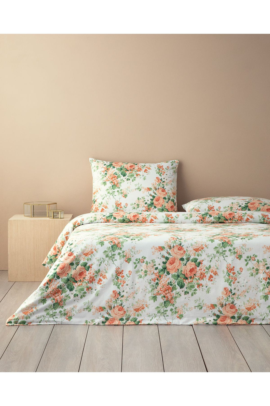 Mystic Rose Double Size Duvet Cover Set Orange