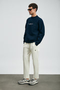 Dark Men's Sweatshirt Navy Blue