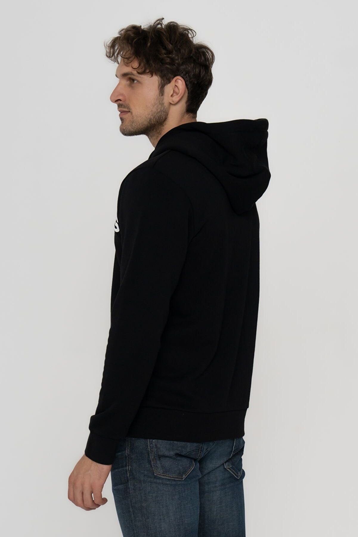 Men's Logo Printed Hooded Sweatshirt - Deldrick