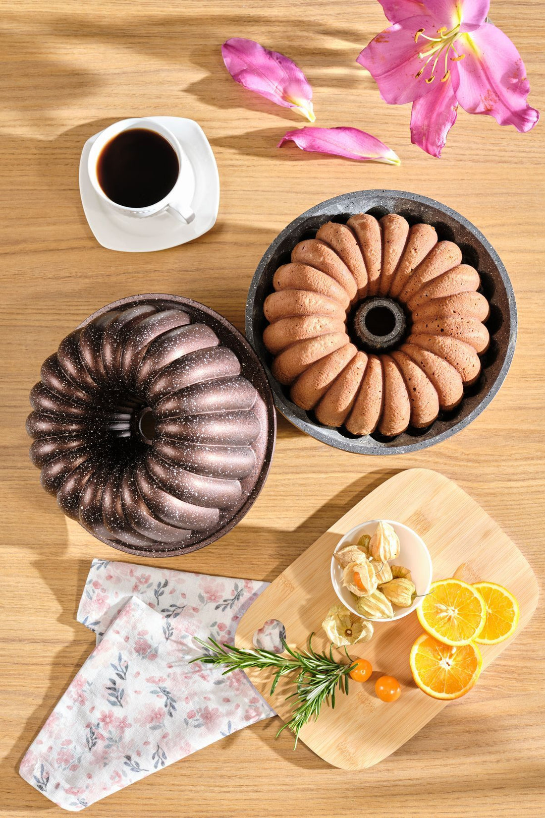 Cake Pro Lina Brown Cast Slice Cake Mold 25.5 Cm