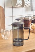 Valentina Borosilicate Glass French Press Grey 1000 Ml