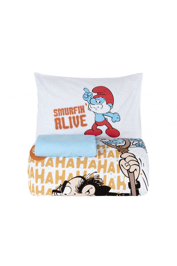 Smurfs Catch Single Bed Linen Set