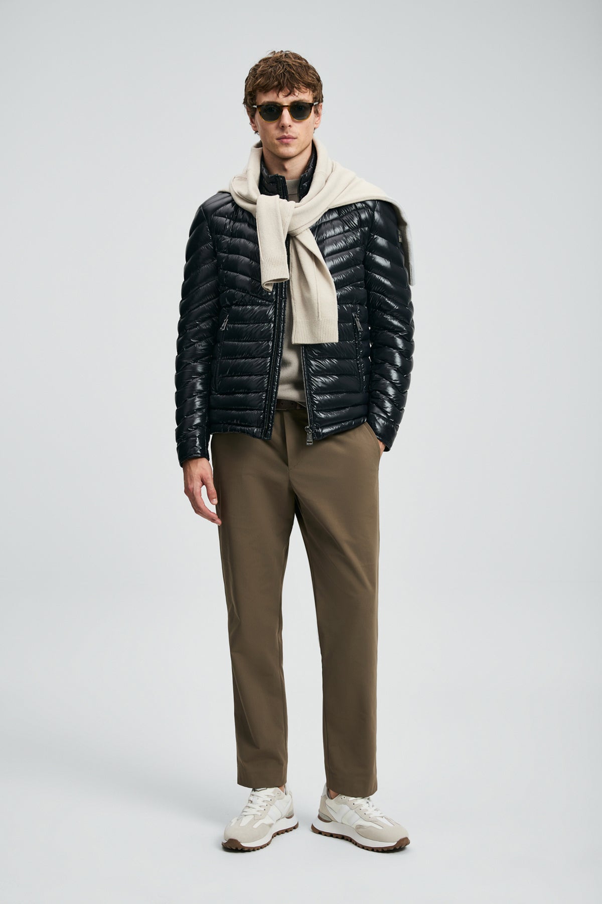 Luc Goose Down Coat Men Black