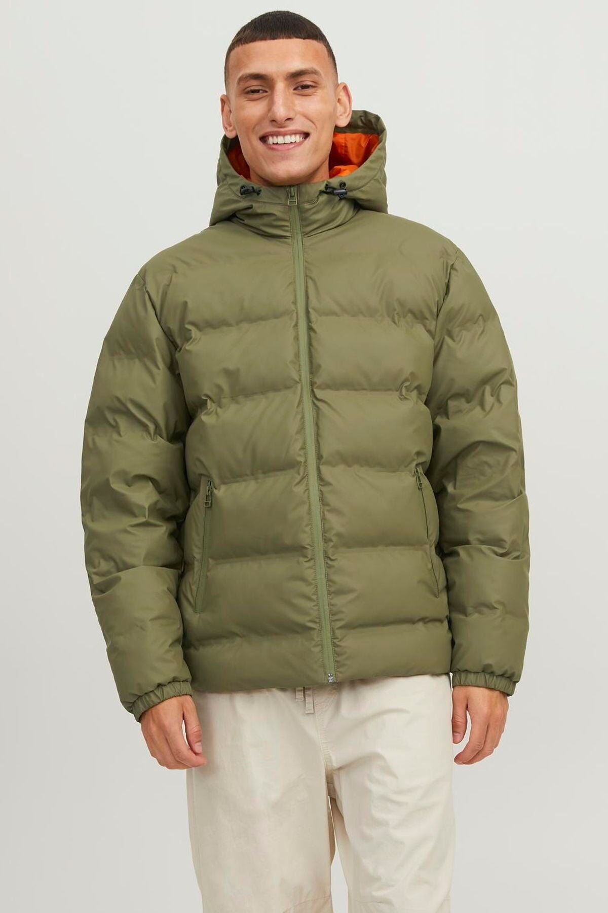 Men's Water and Windproof Hooded Puffer Coat - Elements