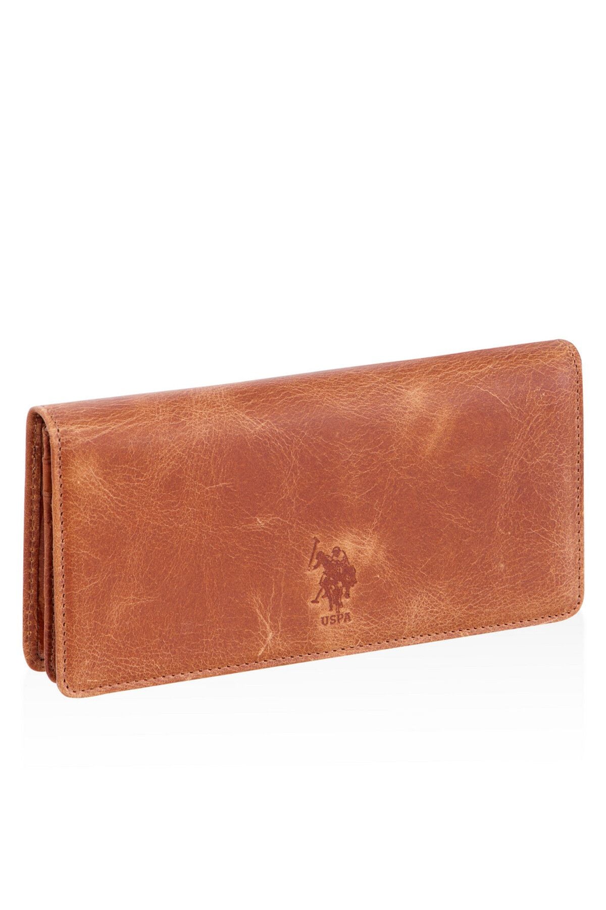 U.S Polo Assn. 23722 Genuine Leather Unisex Phone Holder Handheld Portfolio Wallet Card Holder TABA