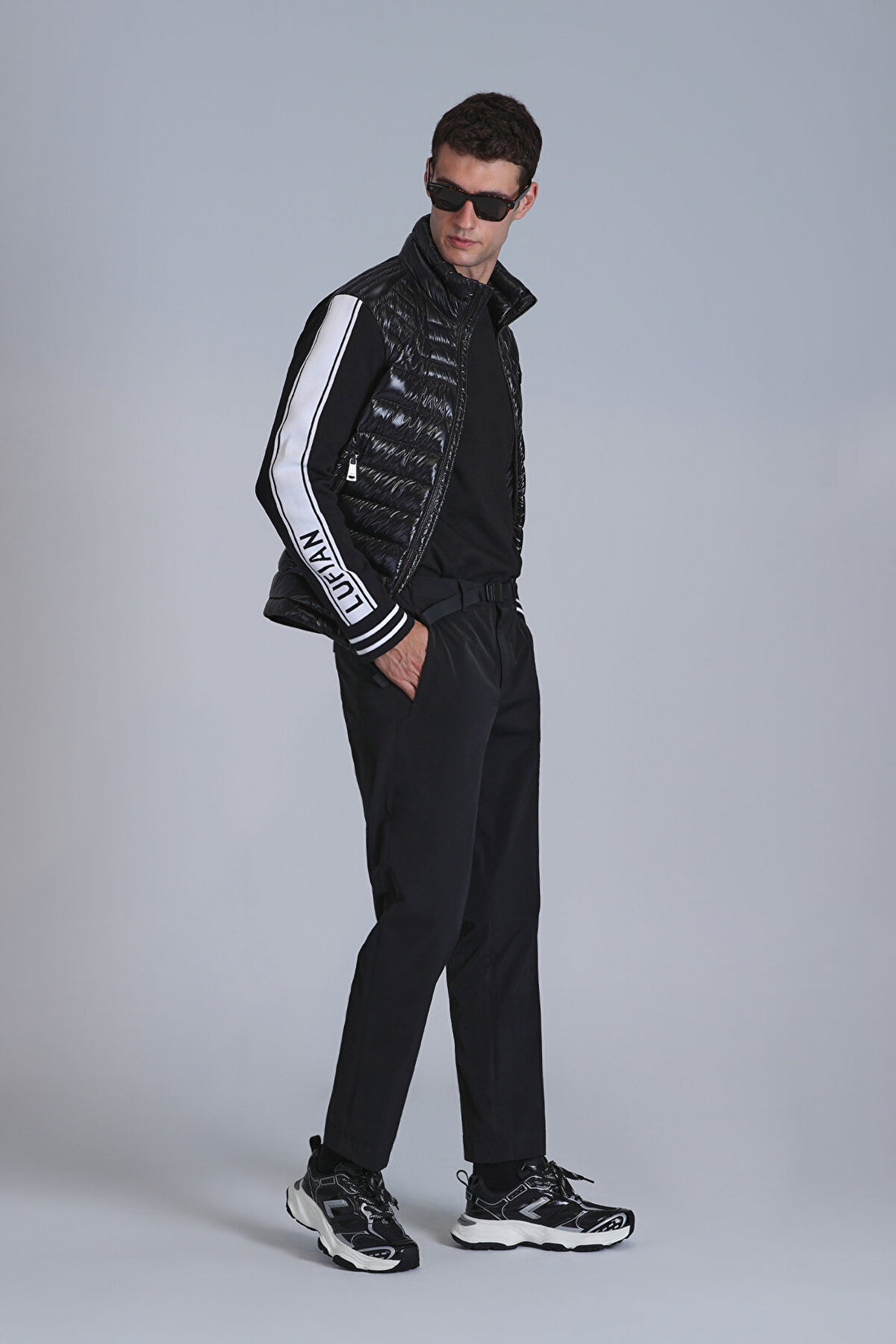 Snow Goose Down Men's Coat Black