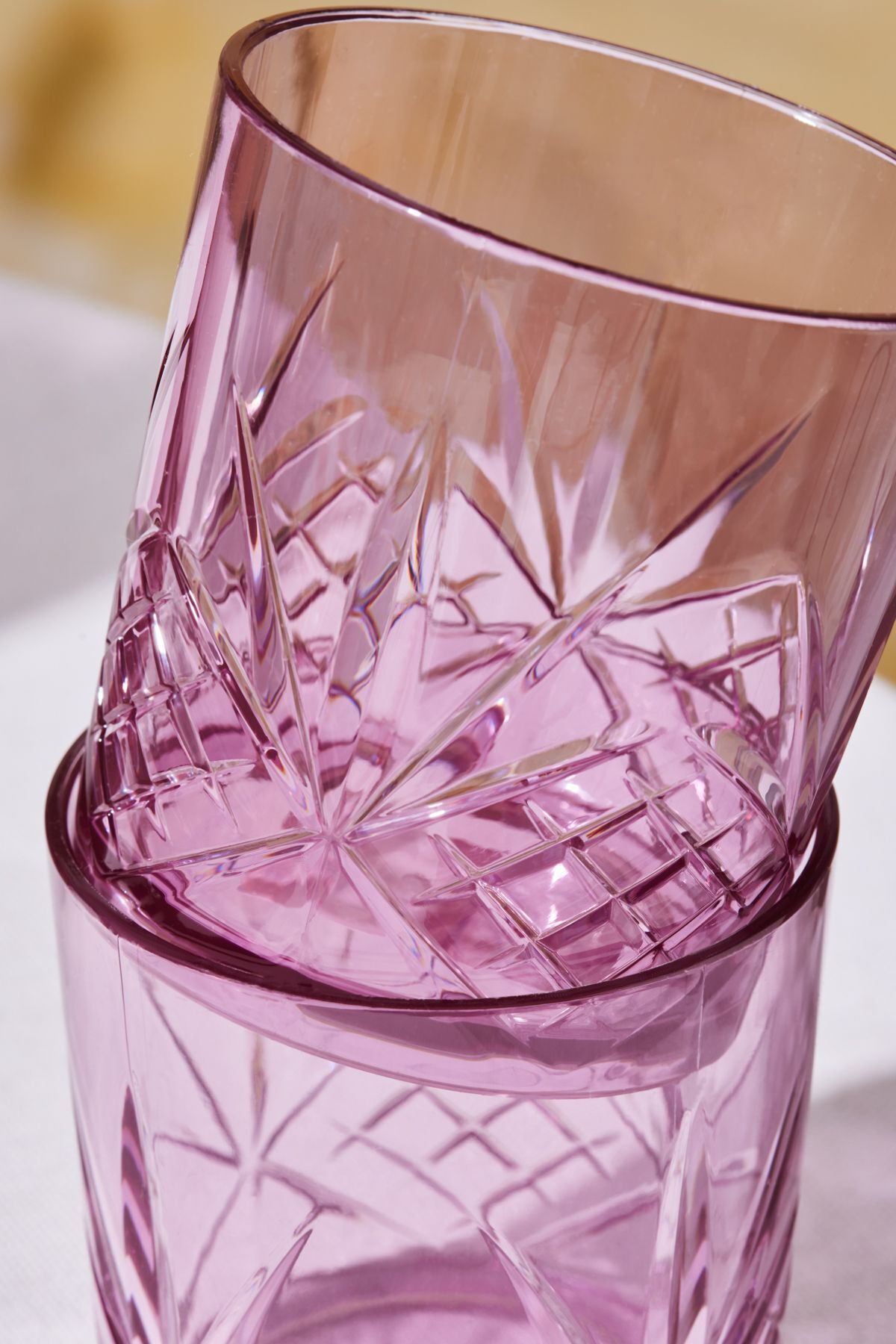 Foret Acrylic Unbreakable 5 Piece Pitcher Set Pink