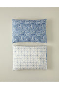 Modern Diamond 2-Piece Pillowcase Blue