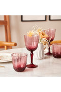 Colore Cutting Glass-goblet Set of 12 Dried Roses