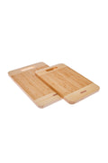 Deren 2 Pieces Bamboo Cutting Board 30/33 Cm