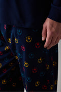 Goal Multi-Color Pants Pajama Set