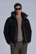 Frank Goose Down Men's Coat Black