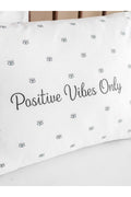 Letter Printed Pillowcase 2 Pack 50x70 Cm