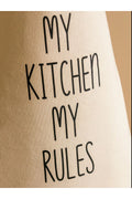 LCW HOME Ecru Letter Printed Kitchen Apron