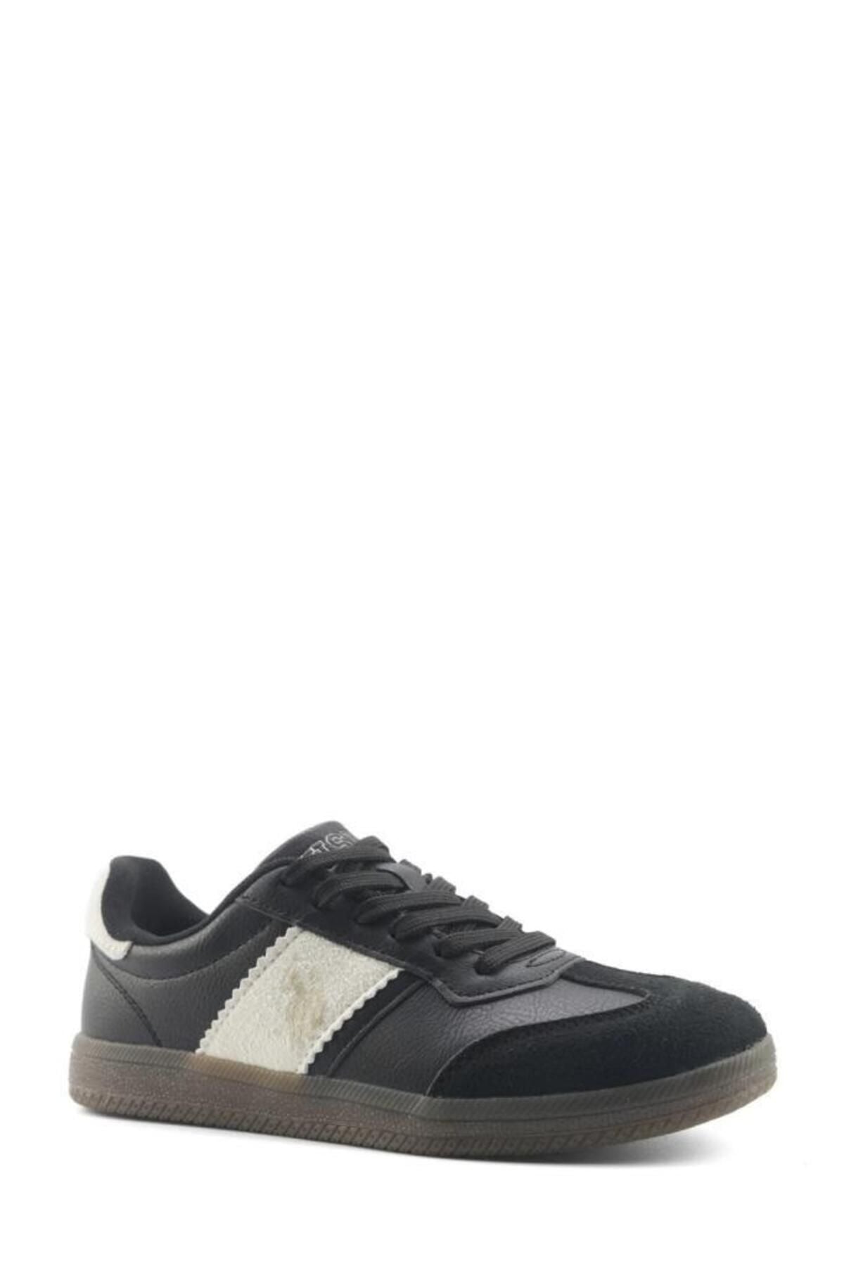 U.S.POLO ASSN SANDRA 5FX BLACK COMFORT CASUAL SNEAKERS