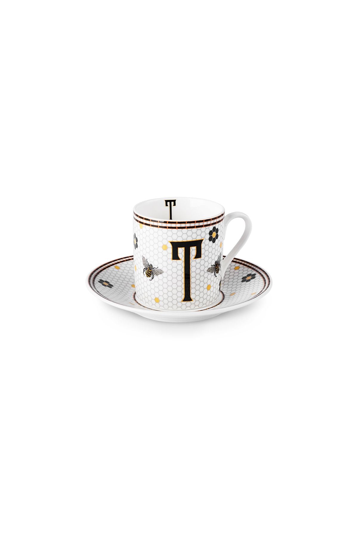 Coffee Cup with Letter T 80 ml