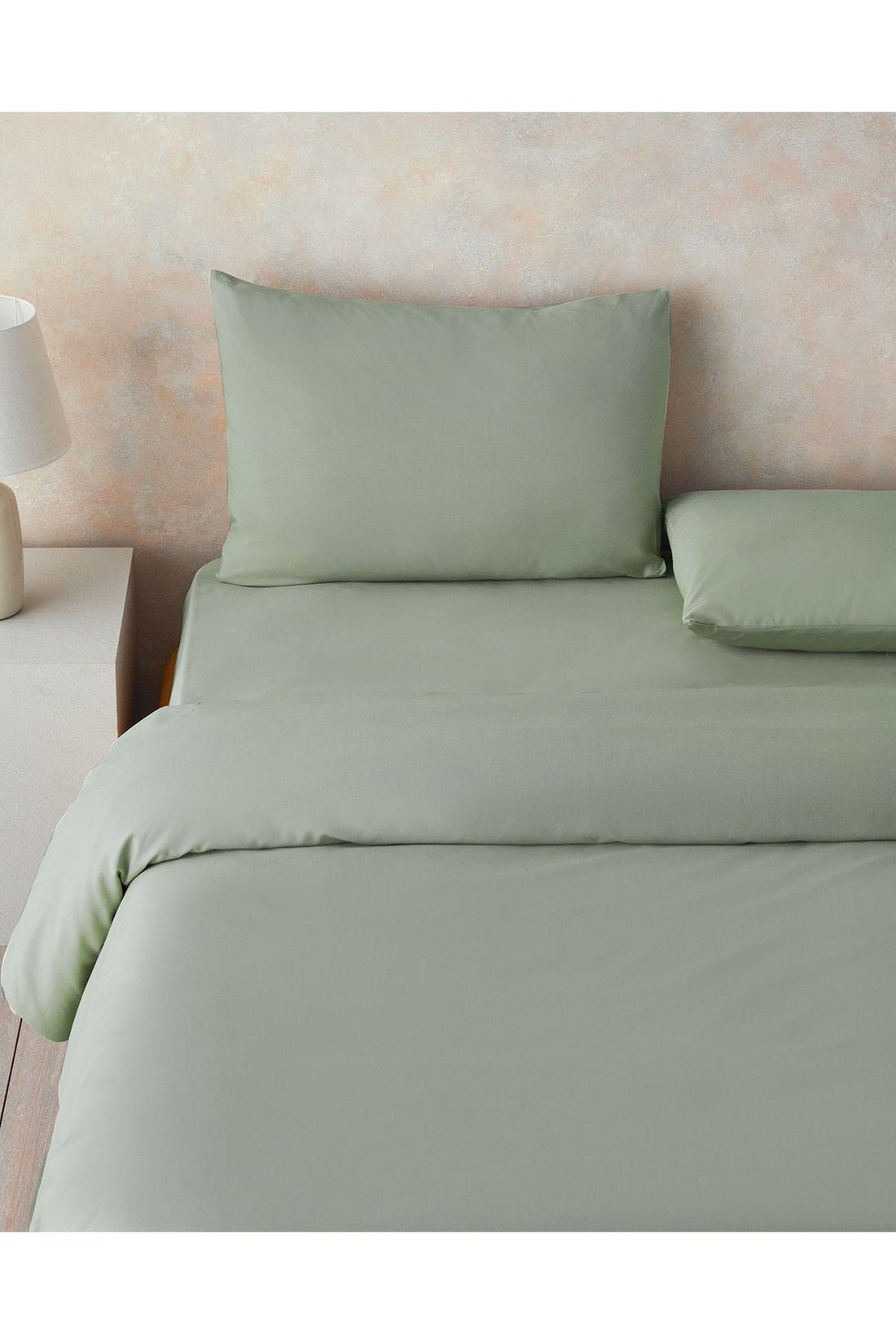 Pure Cotton Double Size Duvet Cover Cagla Green