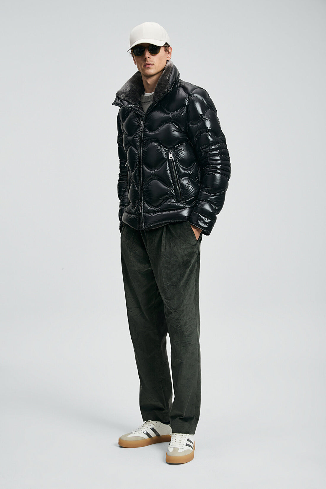 Roy Goose Down Coat Men Black