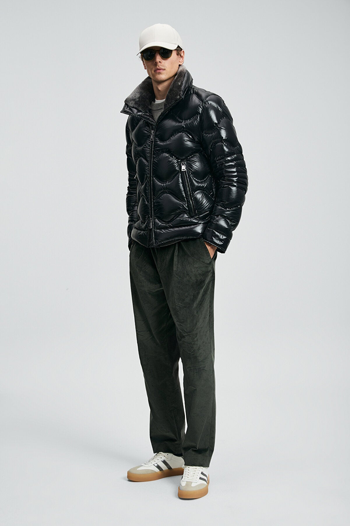 Roy Goose Down Coat Men Black