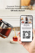 Robotea Pro 4 in 1 Talking Glass Tea Maker Black Copper