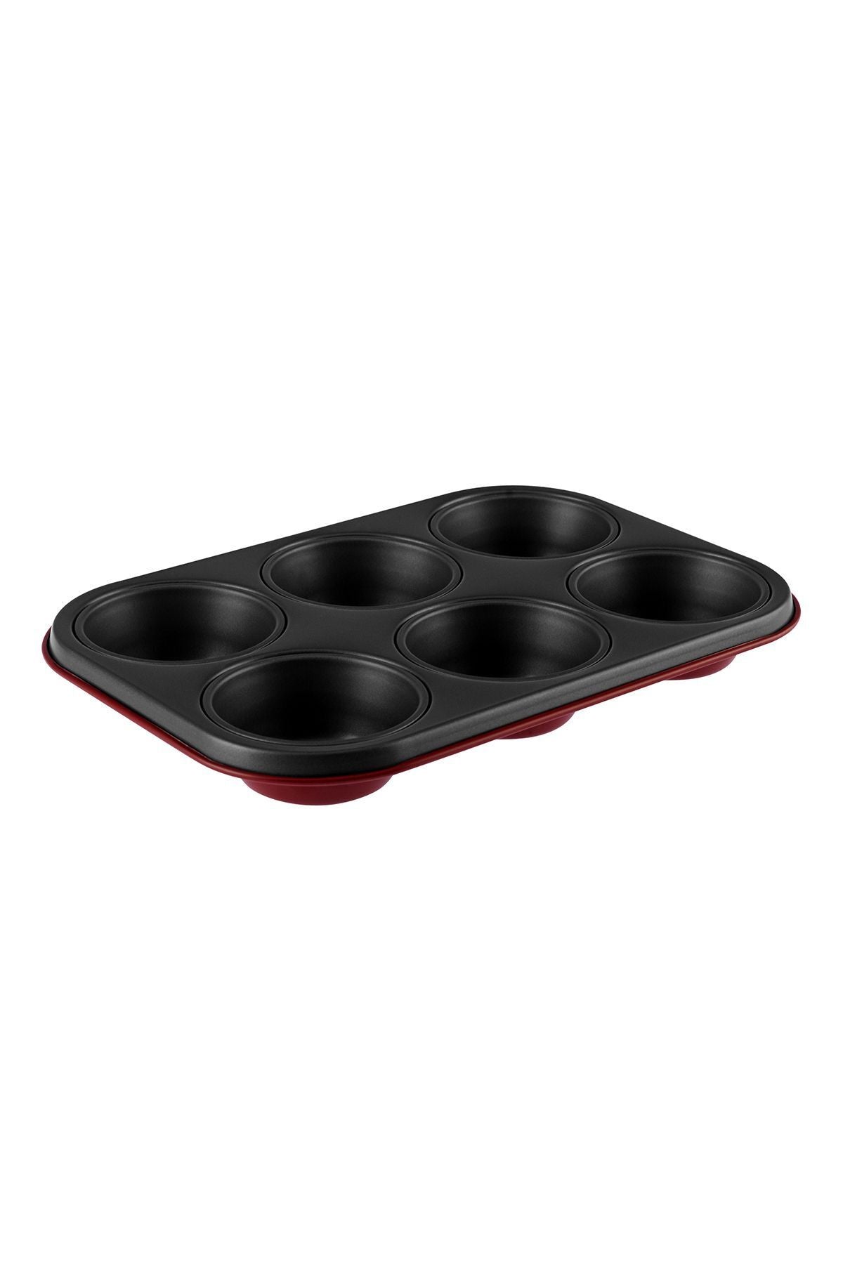 Rossana Carbon Steel 6pcs Muffin Cake Mould