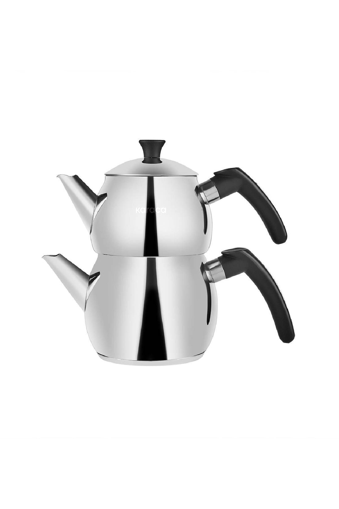 Çise Induction Base Midi Teapot Set Black