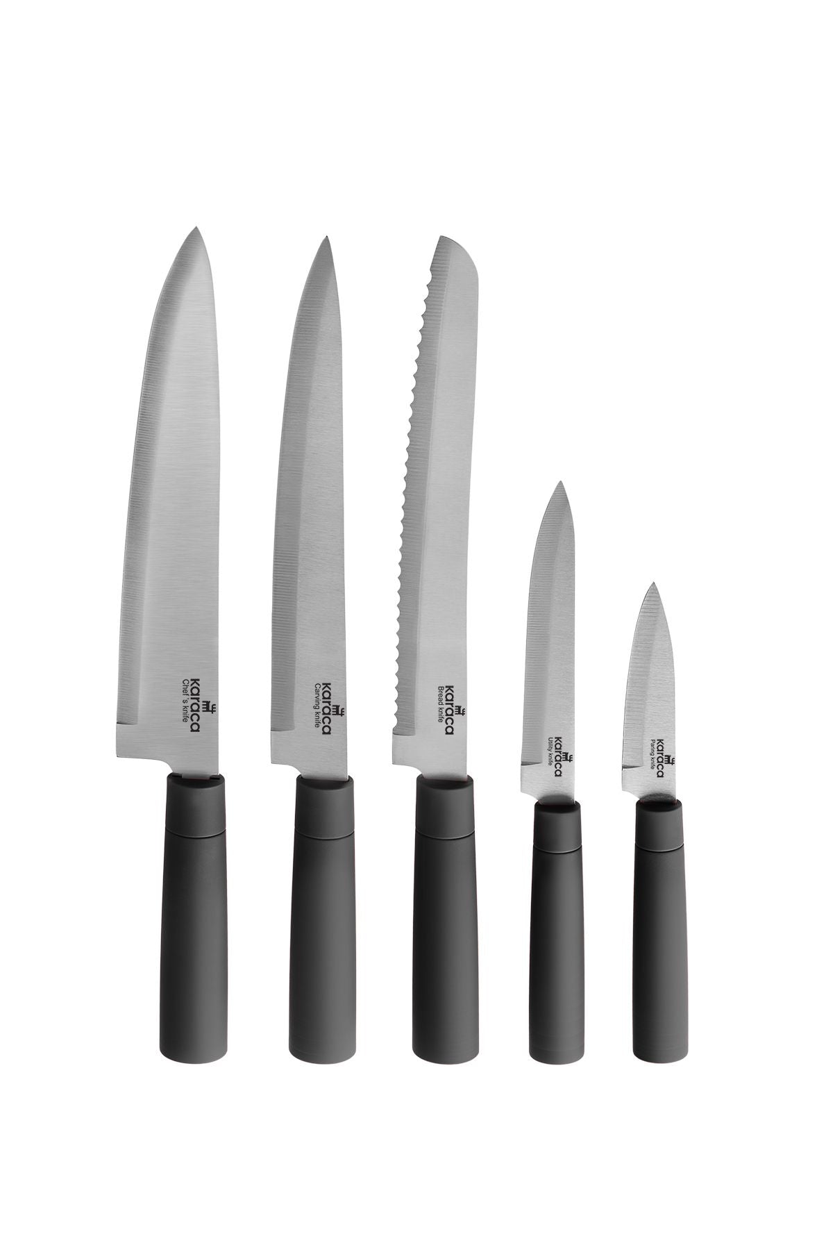 Viego 6 Piece Knife Set Black