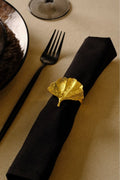 Karaca Ginko 2-Piece Napkin Ring Gold