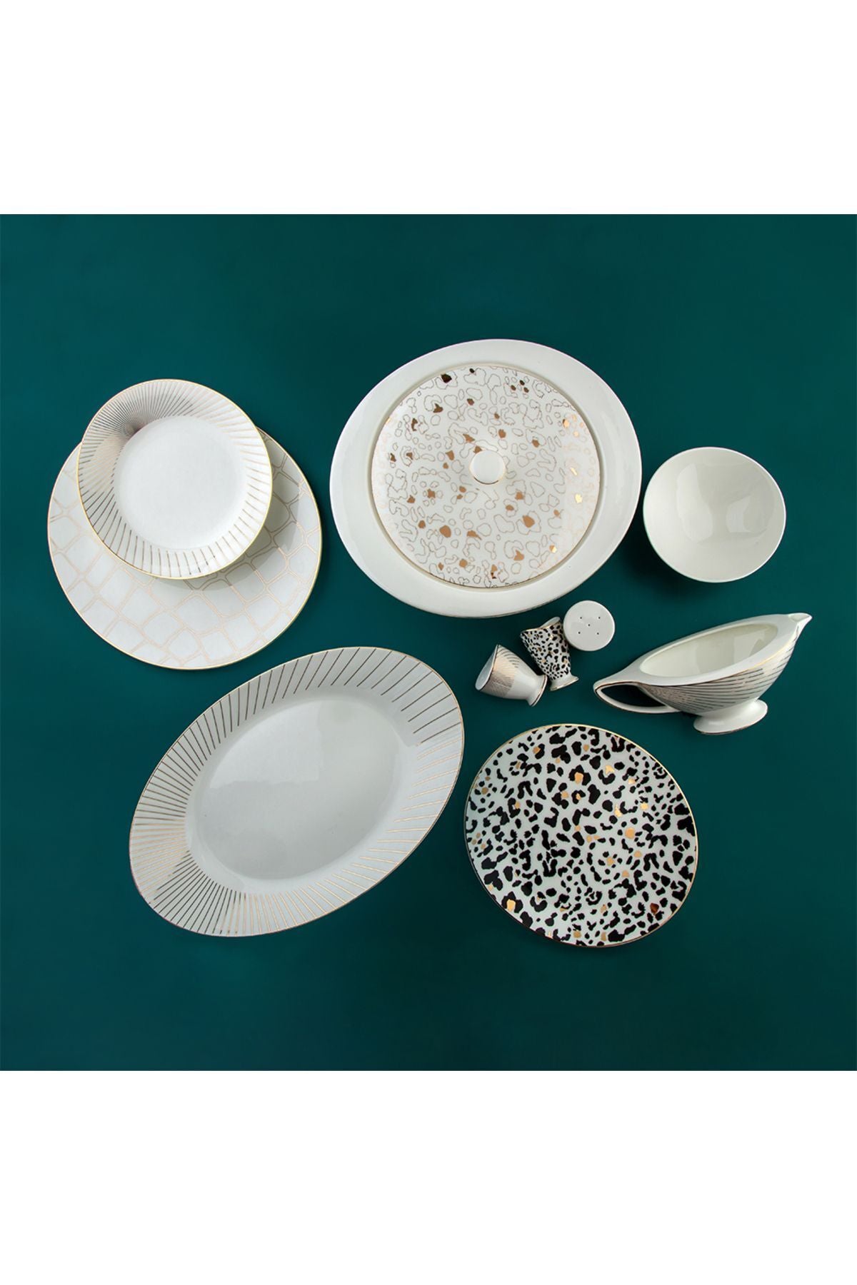 Safari 64 Piece Dinner Set for 12 Persons