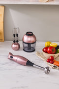 Pro- Midi Plus 3-Pack Blender Set Rosegold 1000w