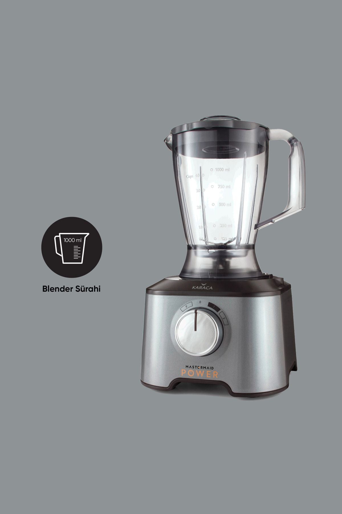 Mastermaid Power Multifunctional 10 in 1 food processor Grey