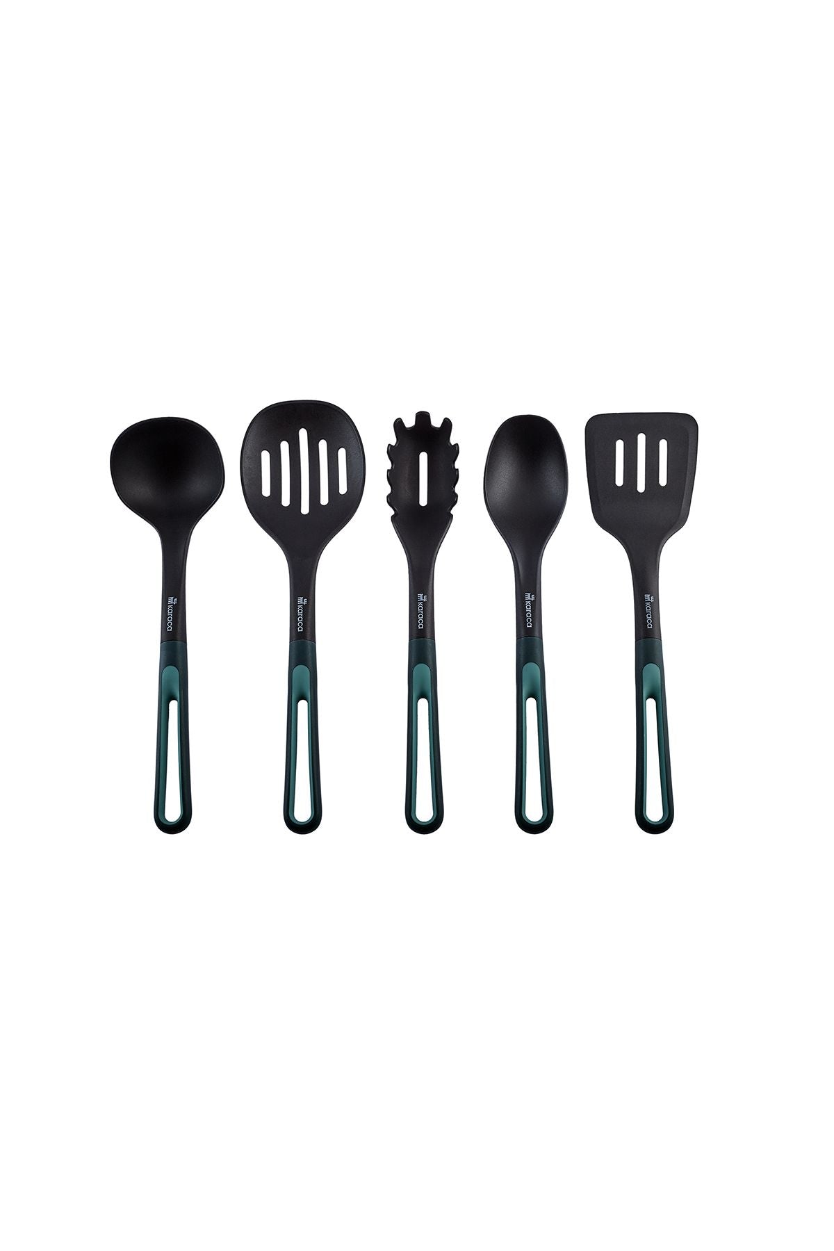 Marco Green 6-Piece Stand Serving Set