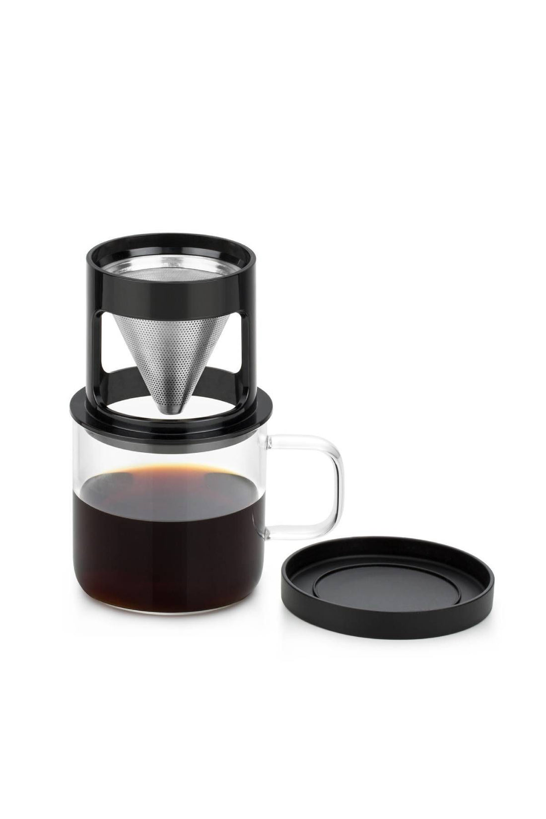 Brewy Coffee Borosilicate Glass Dripper Mug 300 ml